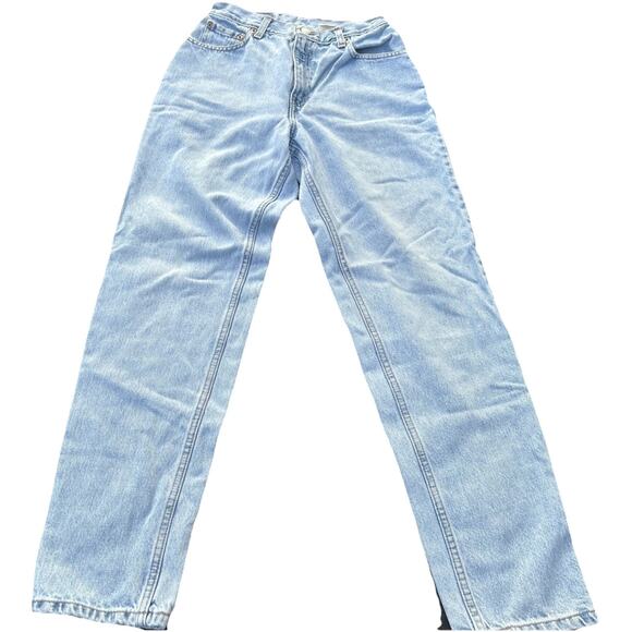 VTG Levi's 550 Jeans Womens 6 Light Wash Relaxed Fit Tapered High Rise Y2K 00 - Picture 1 of 8